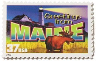 Maine Stamp Image